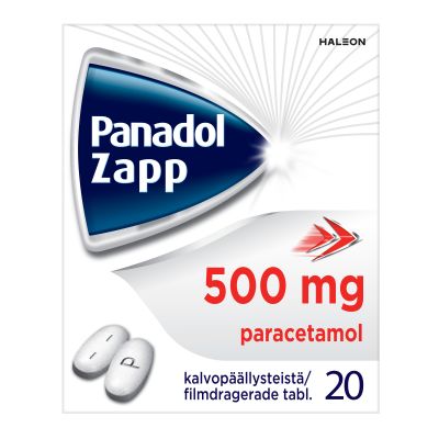 PANADOL ZAPP tabletti, kalvopäällysteinen 500 mg 20 fol